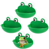 Hiceeden habitat crapaud quatre-pack avec ventouses pour zones de repos dans l'aquarium