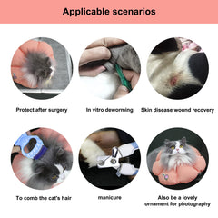 HiDREAM collier-cône chat confort-doux, douceur sur le pelage et sécurité accrue.