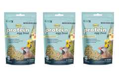 Higgins – emballage 3 paquets, apport protéique naturel pour oiseaux.