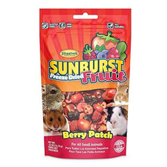Higgins Sunburst Berry Patch pour petits animaux, mélange de baies lyophilisées pour varier les friandises.