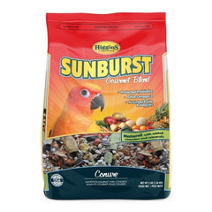 Higgins Sunburst Conure 3lb bol-nourriture: pratique pour nourrir votre conure avec un mélange équilibré.