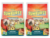 Higgins Sunburst Macaw, alimentation en sachet, variété équilibrée pour stimuler l'appétit et la satiété.