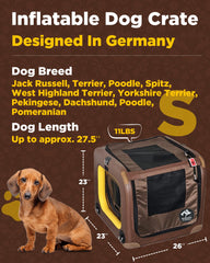 Highpi boîte-chien auto gonflable arrière: sécurité pour le chien.