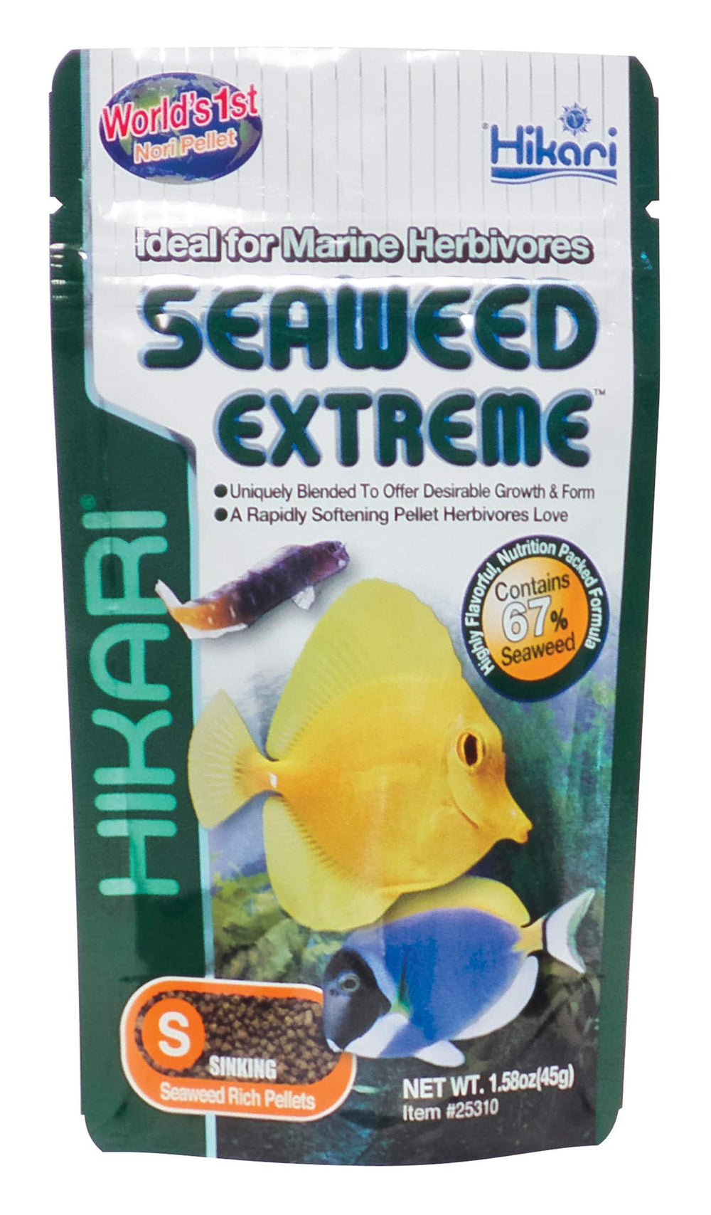 Hikari Algues Extreme Flottantes Pellets faciles pour petits herbivores marins