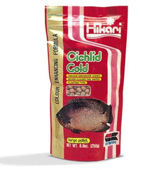 Hikari Cichlid Gold emballage pratique pour alimentation quotidienne.