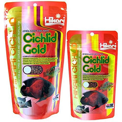 Hikari Cichlid Gold pour poissons en aquarium, nutrition adaptée.
