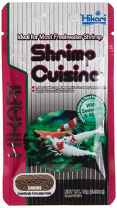 Hikari Shrimp Cuisine offre couleurs naturelles renforcées pour crevettes d'aquarium.
