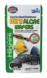 Hikari Galettes d’Algues mini, présentation produit, idéal pour petits poissons.
