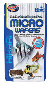 Hikari galettes micro miniatures, alimentation facile à distribuer pour poissons d'aquarium.