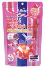 Hikari Gold Poisson Rouge Bébé Pellets Emballage, alimentation pratique.