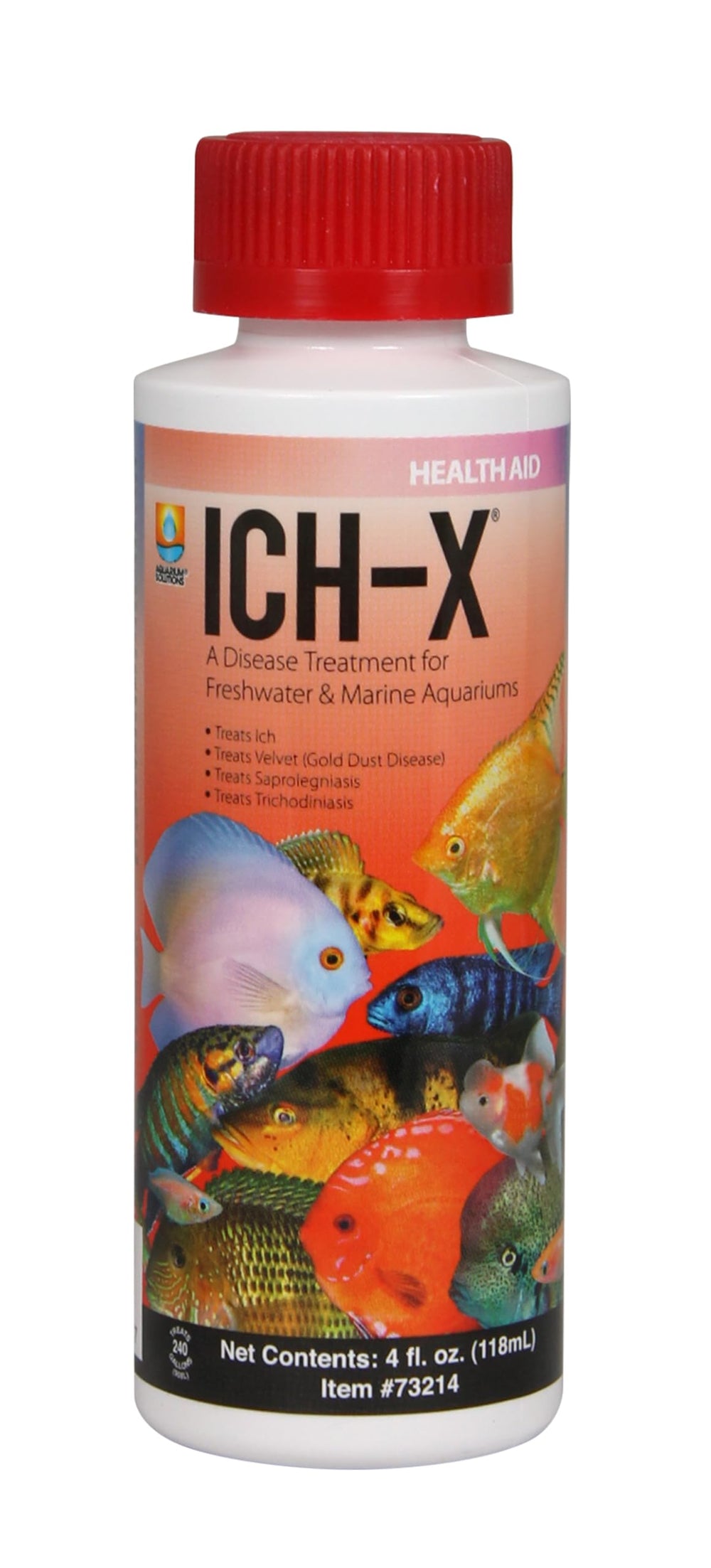 Flacon Hikari Ich-X pour aquarium prêt à l’emploi et pratique.