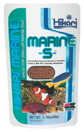 Hikari Marine-S Granules emballage pour nourrir facilement les petits poissons marins.