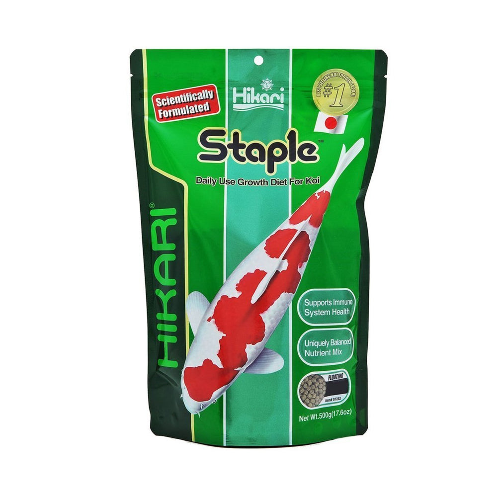 Pellets flottants Hikari pour koï, contrôle précis de l’alimentation.