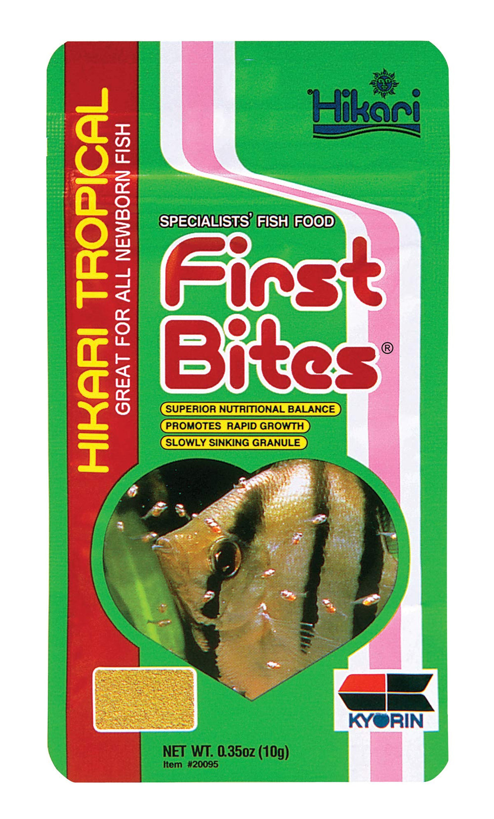Hikari Tropical Premières bouchées : emballage pratique pour nourrir les alevins.