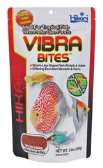 Hikari Vibra Bites emballage pratique facilite le stockage et l'accès rapide.