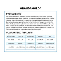 Formule vitaminée Hikari Oranda Gold, vitamines A, C, D3 et E incluses.