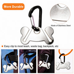 Hilihali porte-sac crottes chien en métal – structure durable pour usages répétés.