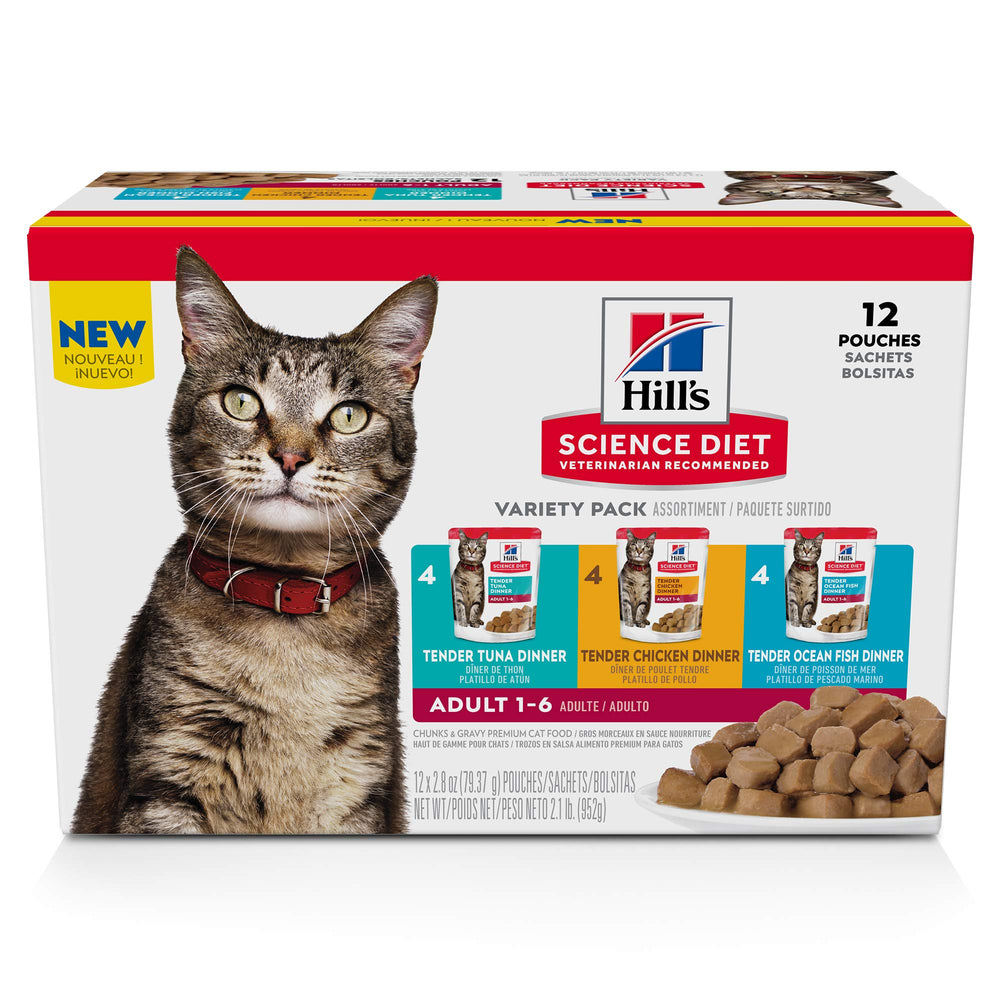 Hill's Science Diet Chat, poche poulet: soutien des muscles maigres.