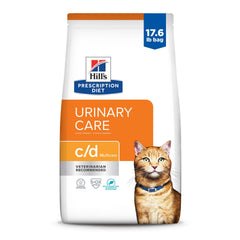Hill's c/d Multicare Chat croquettes poisson soutiennent la fonction urinaire.