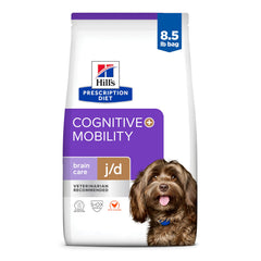 Hill's Brain Care + j/d croquettes pour chien, soutien potentiel mémoire et mobilité.