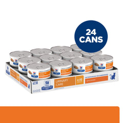 Hill's Prescription Diet c/d Multicare – format humide poulet et équilibre urinaire potentiel.