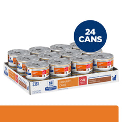 Hill's Prescription Diet c/d Stress Chat – pack de 24 boîtes, solution pratique pour le quotidien.