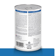 Hill's Prescription Diet Derm Complete – ingrédients riz et œuf, alimentation adaptée pour sensibilités alimentaires.