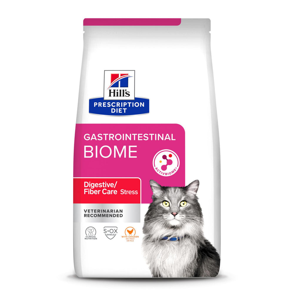Hill's Prescription Diet GI Biome Stress sac poulet: croquettes riches en fibres soutiennent le transit