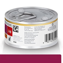 Hill's Prescription Diet i/d chat ragout poulet legumes en conserve, goût appétent.