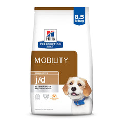 Hill's j/d croquettes au poulet pour chien, soutien mobilité articulaire.