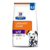 Hill's Prescription Diet u/d emballage sac, soutien urinaire pour chien.
