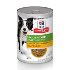 Hill's Science Diet Adult 7+ ragout poulet et legumes, appétence naturelle.