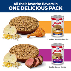Pack 12 boîtes Hill's Science Diet Adult 7+ pour chiens seniors