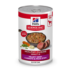 Hill's Science Diet Adulte boeuf ragoût emballage pratique et frais.