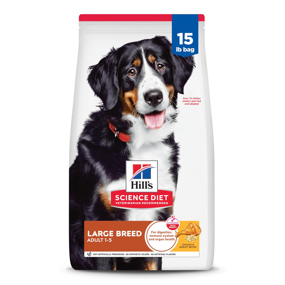 Hill's Science Diet grand chien – croquettes poulet et orge soutenant l'énergie quotidienne