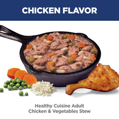Hill's Science Diet Adult Healthy Cuisine Bols Poulet : repas pratique et savoureux à servir.