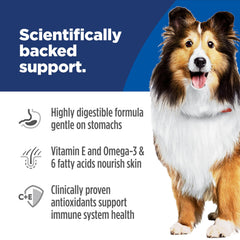 Hill's Science Diet — vitamine E et oméga 3-6 pour peau saine et pelage brillant