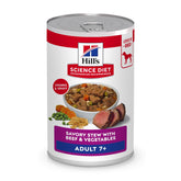 Hill's Science Diet Adult 7+ ragout boeuf-légumes, repas savoureux pour chien âgé