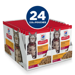 Hill's Science Diet gravy doux sur un repas humide chat
