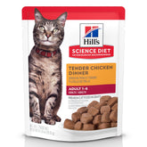 Hill's Science Diet chat adulte 1-6, poche poulet tendre, repas pratique et appétissant