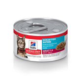 Hill's Science Diet Chat Adulte – boîte océan-poisson: repas équilibré et savoureux.