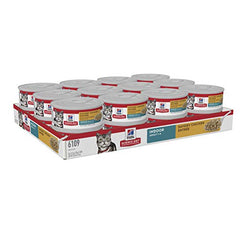 Hill's Science Diet Chat Intérieur Poulet – boîte: texture humide appréciée par les chats.