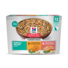 Hill's Science Diet Chat, sachet poulet et légumes, repas équilibré pour chat actif.