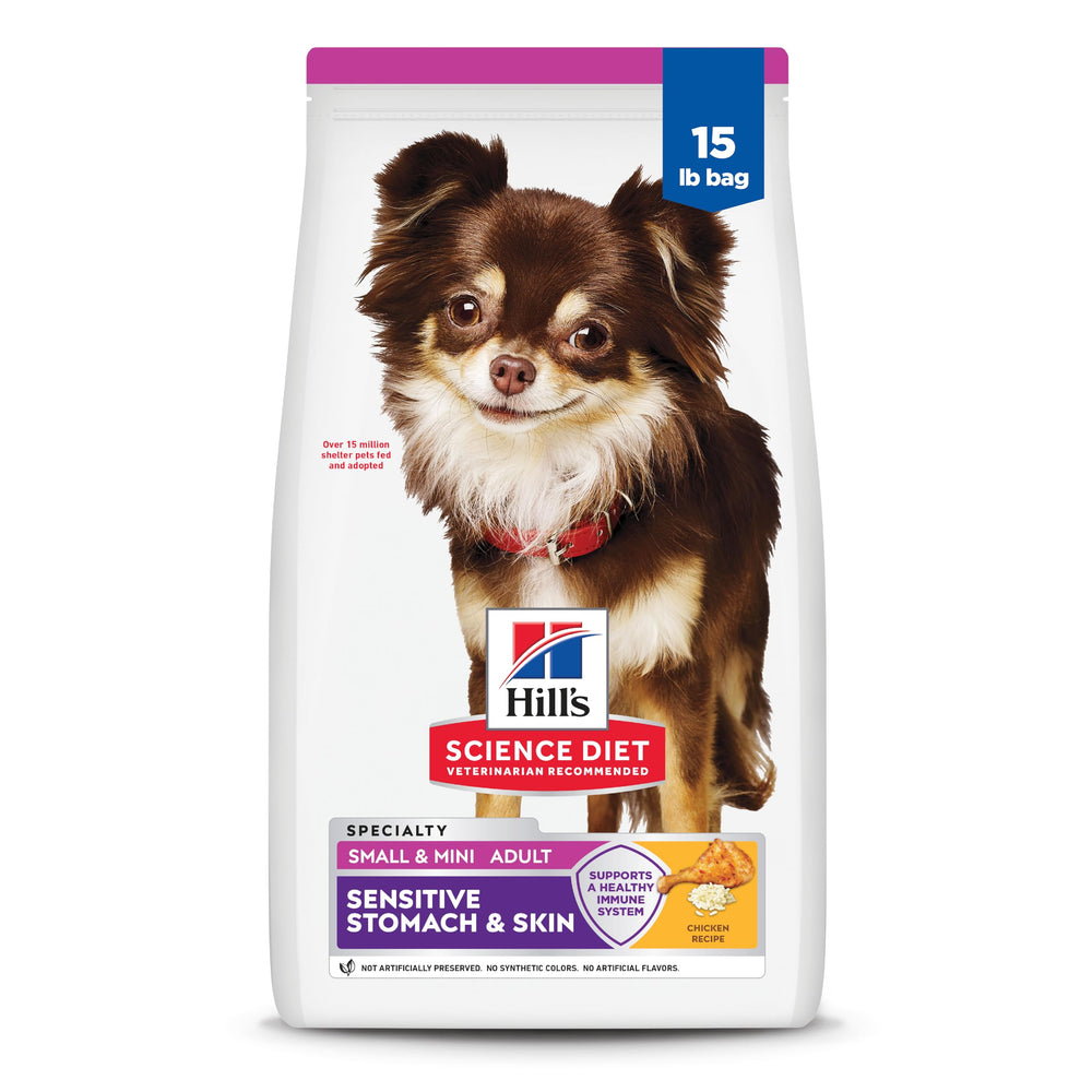 Hill's Science Diet estomac sensible – croquettes douces pour petit chien sac 15 lb