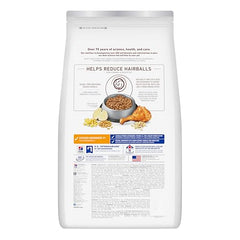 Sac de 3,5 lb Hill's Hairball Control Senior 7+ prêt à l'emploi.