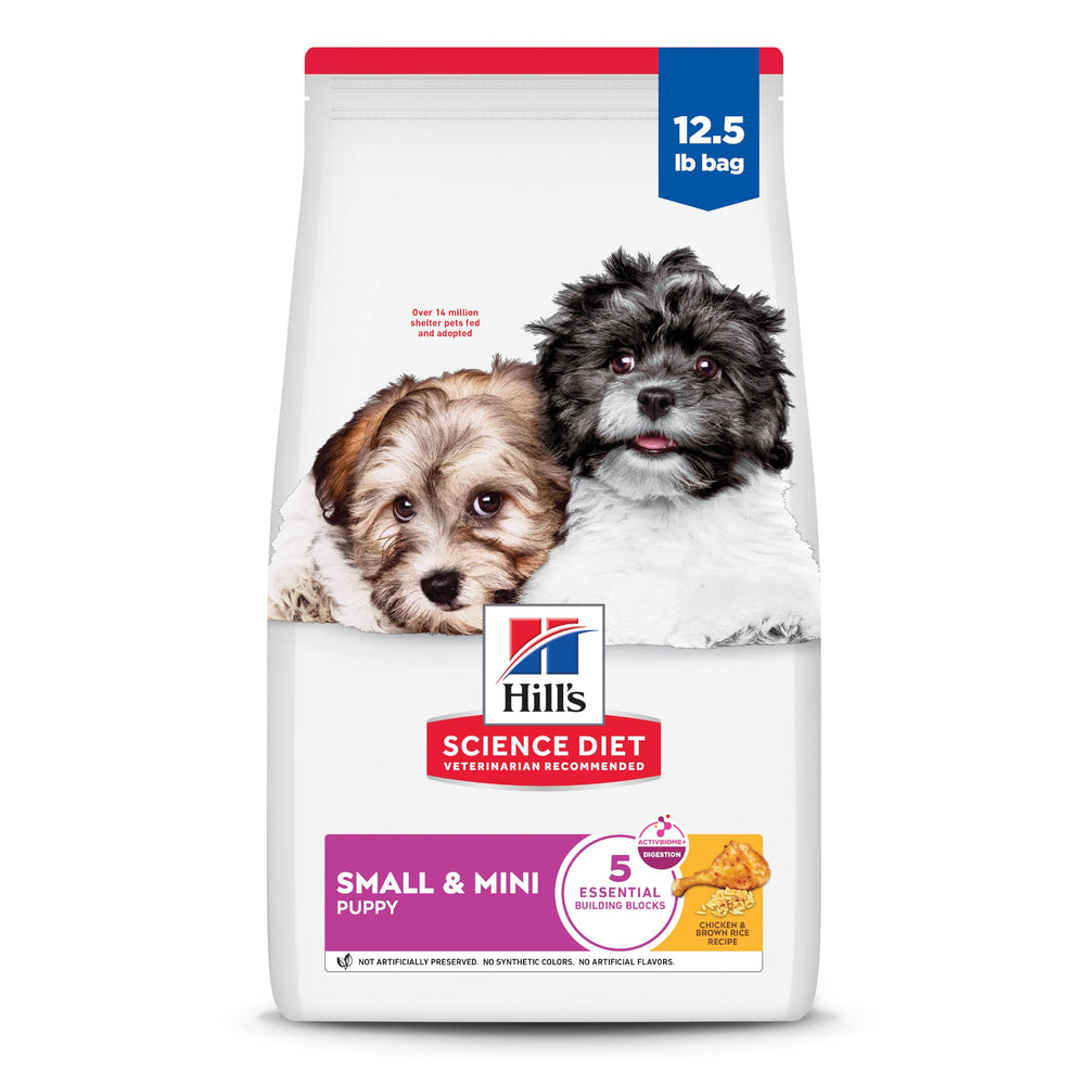 Hill's Science Diet chiot petit mini sac — facilité de dosage pour portions adaptées.