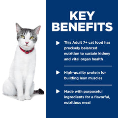 Hill's Science Diet Senior 11+ Carottes tendres : fibres naturelles pour l'équilibre.