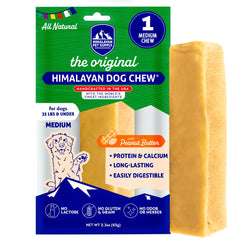 Himalayan Dog Chew – bâton fromage yak, friandise naturelle longue durée.