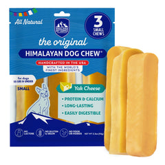Himalayan Dog Chew bâtonnet original au fromage yak, petit format adapté chiens jusqu’à 7 kg.