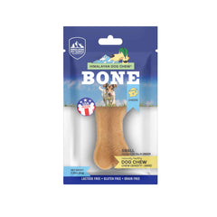 Himalayan Dog Chew Bone, gros plan du fromage fumé pour une mastication durable.
